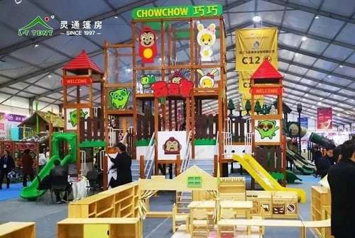 靈通篷房為首屆中國(guó)玩具國(guó)際博覽會(huì)提供超過8000平米篷房