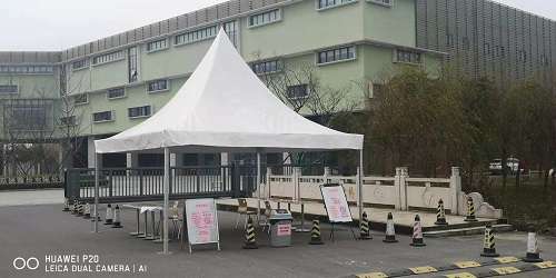 靈通篷房公司有三米到五米防疫.篷房、安檢篷房現(xiàn)貨